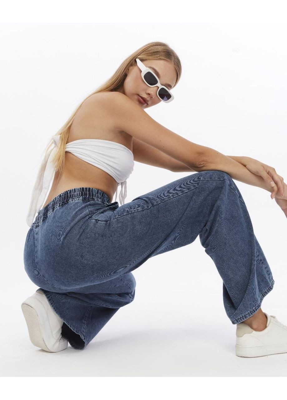 👖 Женские брюки из котон-джинса DK/DL Мода без кордонів - (356171546)