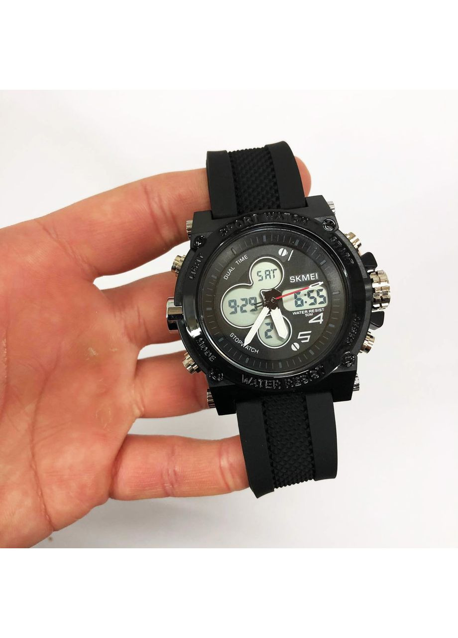 Часы спецназовцы 2065BKWT, Лучшие тактические часы, Часы NM-619 мужские спортивные Skmei (337342534)