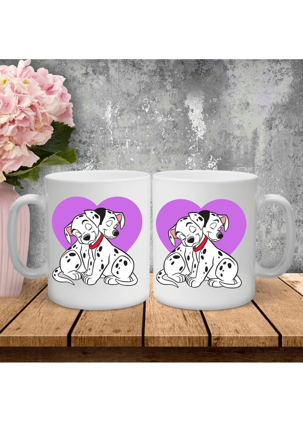Парні чашки з принтом - 101 далматинець! Hand Made (361264873)