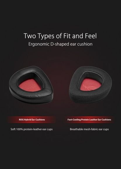 Гарнітура ROG Delta S Core Black/Red (90YH03JC-B1UA00) Asus (341487981)