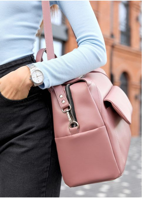 Жіноча спортивна сумка з кишенями Рожева (3700371625) Sambag (360965513)