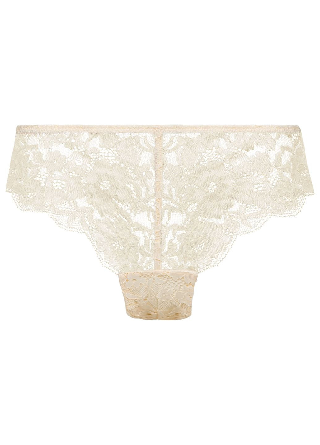 Трусики-стринги мереживні для жінки LYCRA® 372352 бежевий Esmara С эластичным поясом (345648175)