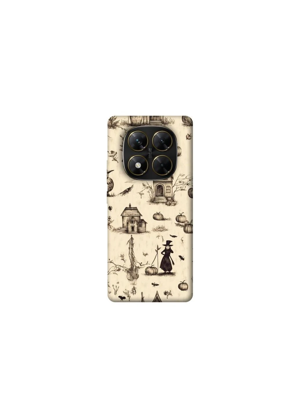 Чохол на Xiaomi Poco X7 Halloween aesthetic ver.1 Frontalka (363877533)