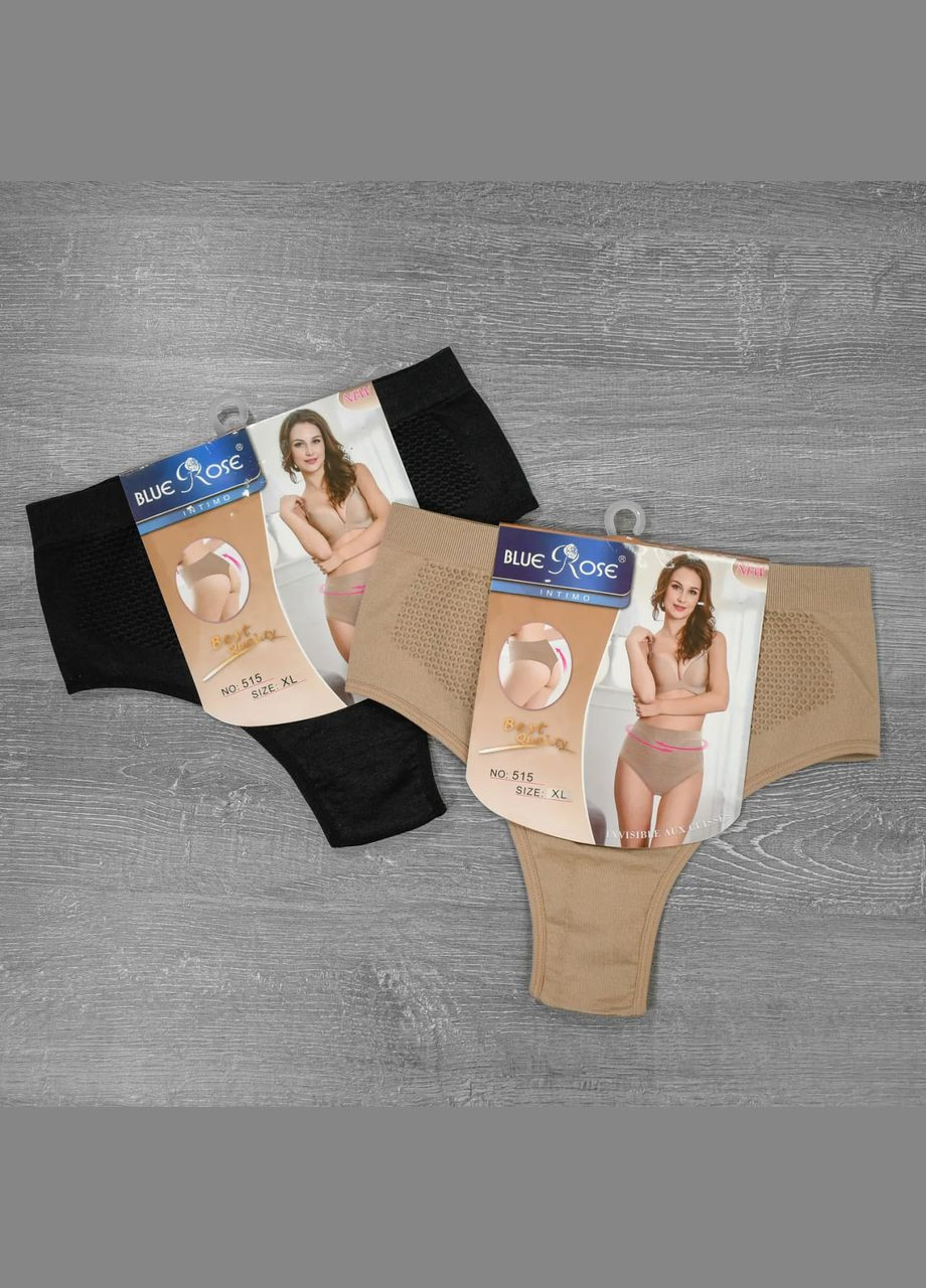Жіночі корегуючі трусики стрінги набір 2 шт Blue Rose Стрінги (316027823)
