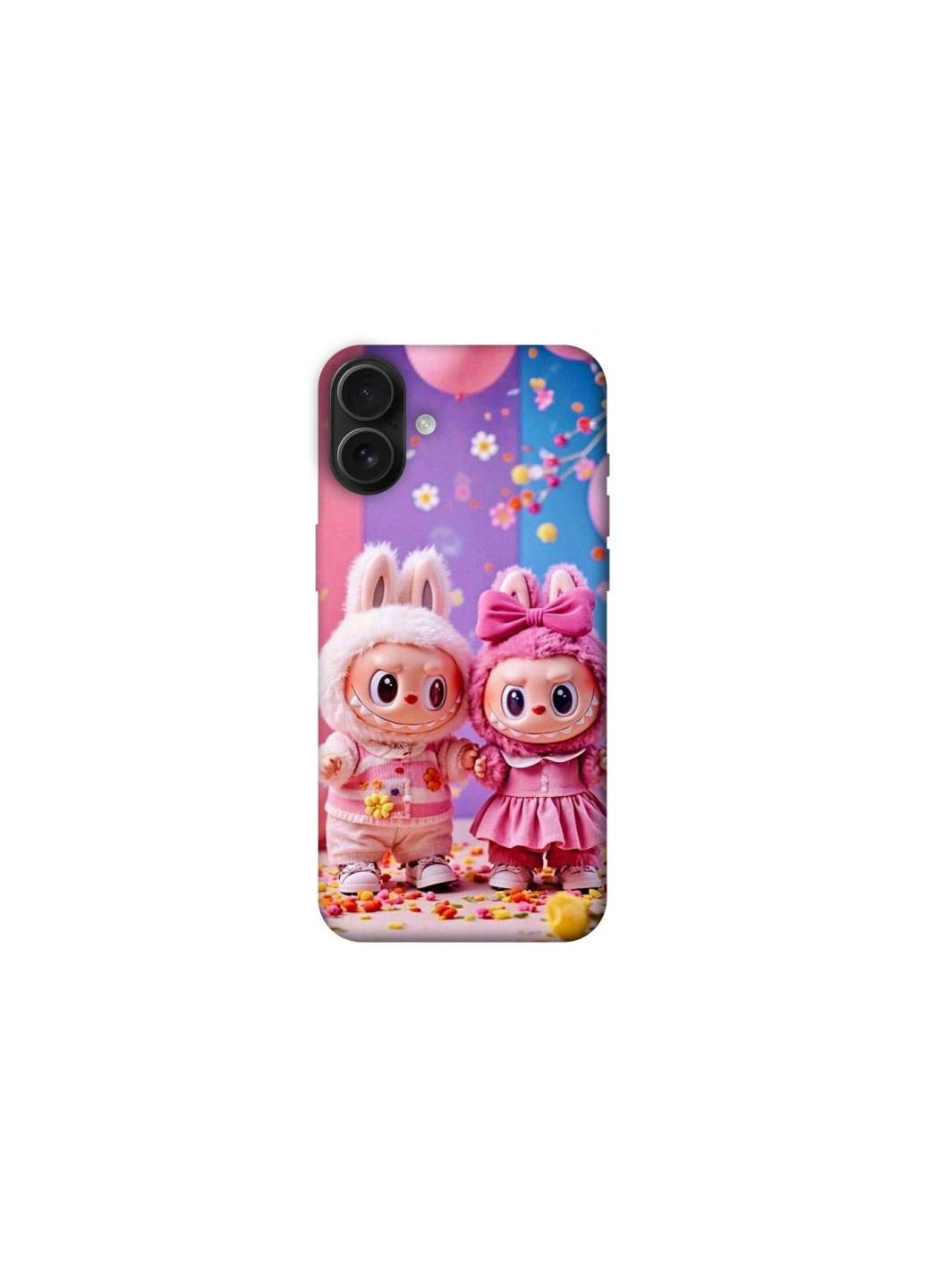 Чохол на Apple iPhone 16 Plus Labubu twins ver.2 Frontalka (361979744)