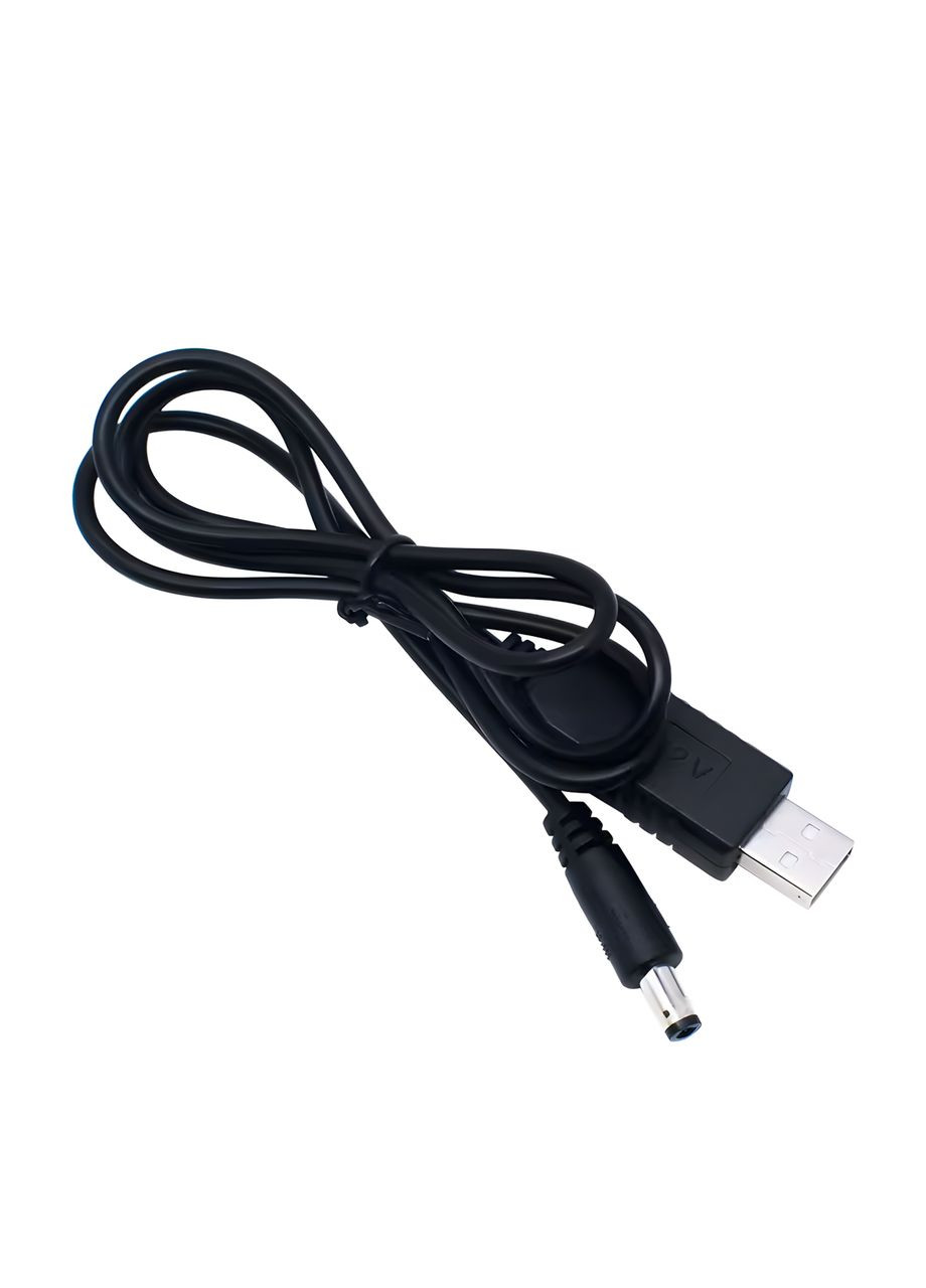 USB-кабель підвищувальна напруга 5V у 12V з роз'ємом 2.1 x 5.5 мм для під'єднання роутера від powerbank No Brand (371690366)