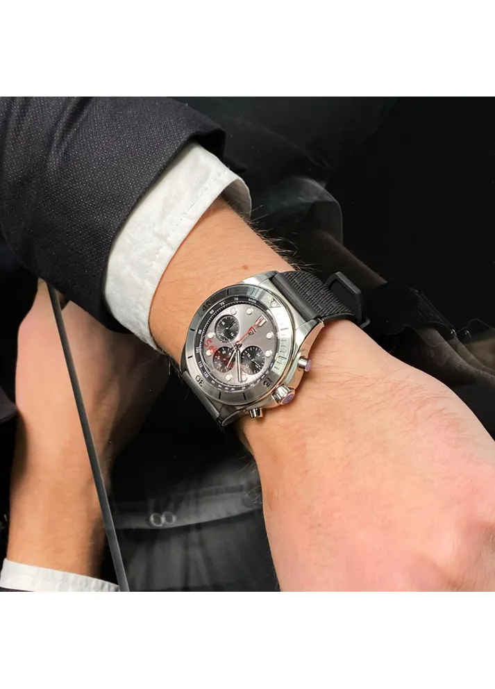 Чоловічий годинник PD-1705-1 Silver-Silver з сапфіровим склом та механізмом Seiko VK63 Pagani Design (411993067)
