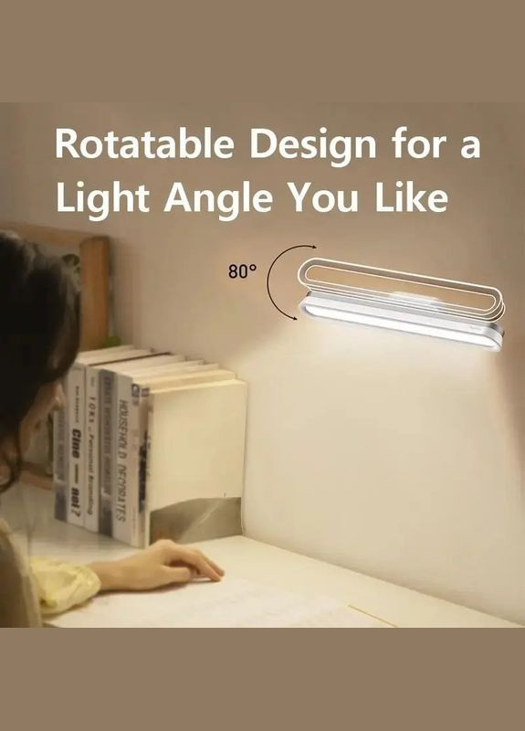 Настольная лампа Magnetic Stepless Dimming PRO Charging Desk Lamp переносная 1800 mAh Белый Baseus (303777027)