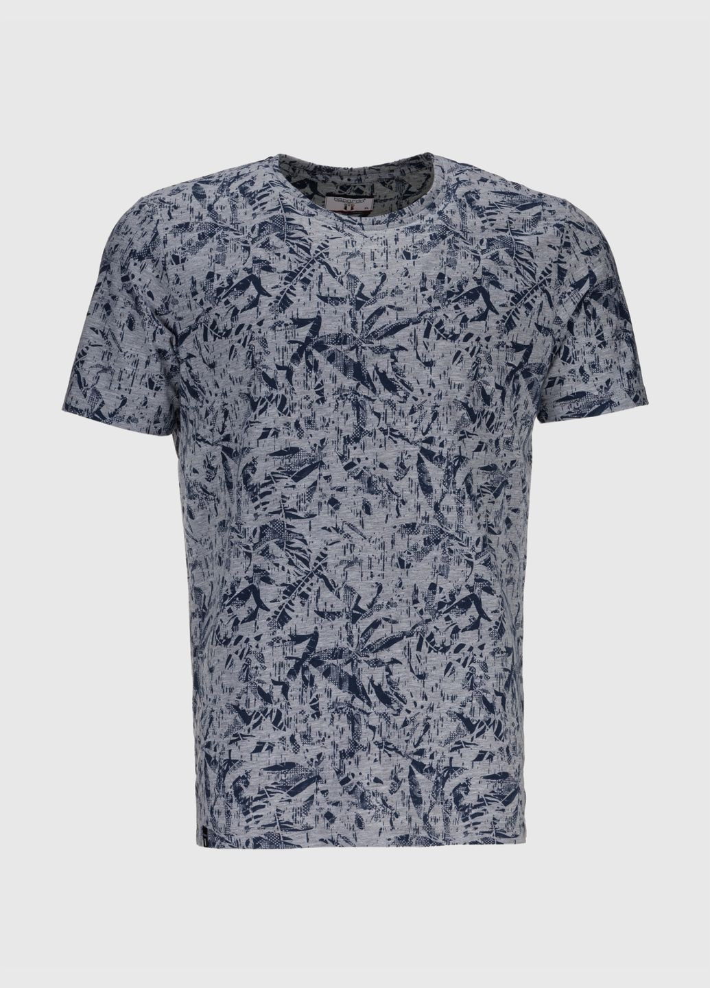 Сіра футболка з візерунком чоловіча 2129 Jean Piere