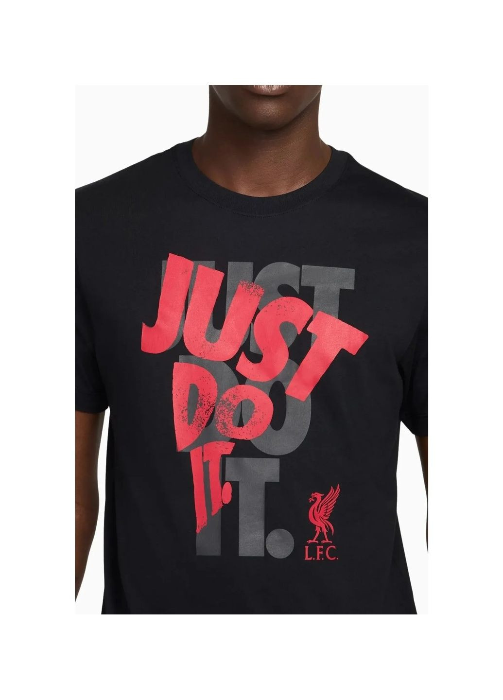 Чорна футболка чоловіча lfc nk jdi black Nike