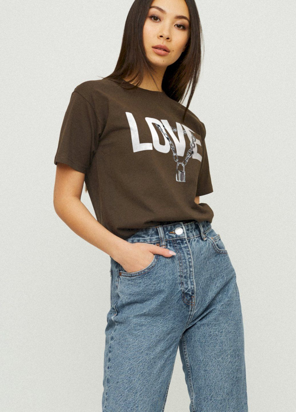 Футболка Boyfriend / дихаючий принт / YAPPI - (252386406)