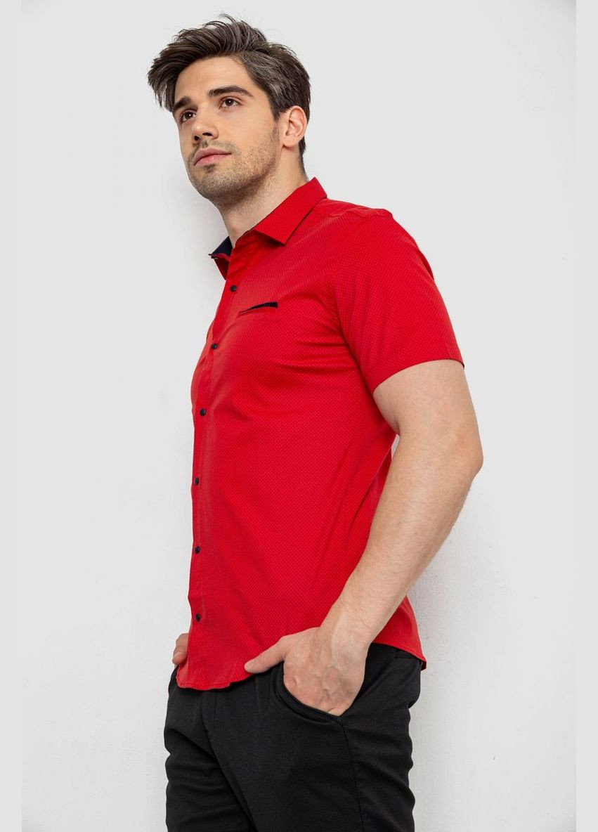 Сорочка чоловіча з принтом, колір синій, 214R7140 Ager (341309093)