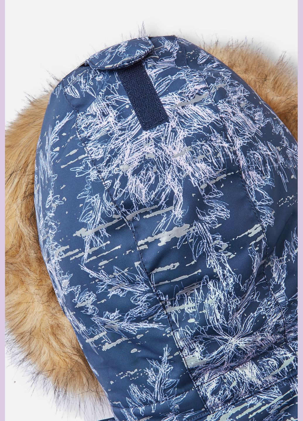 Темно-синяя зимняя куртка светоотражающая reimatec Reima SILDA