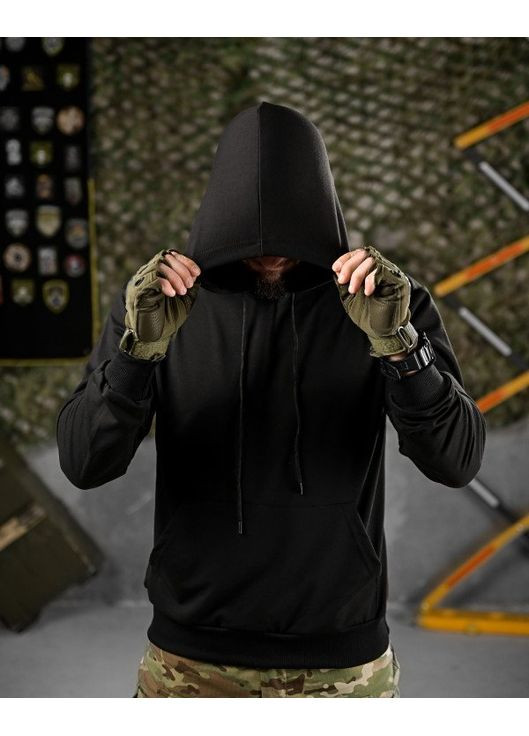 Тактическое мужское худи Девушка черное No Brand (360890485)