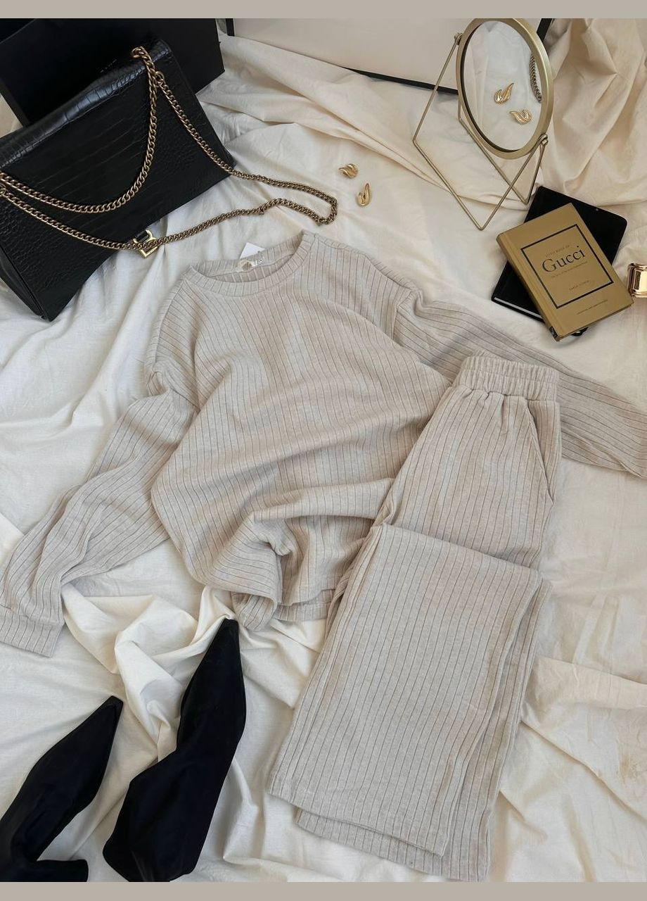 Костюм теплый из ангоры в рубчик No Brand (315049571)