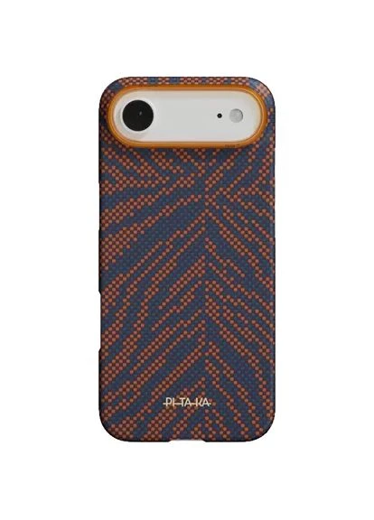 Карбоновый чехол Edge Case Breath of Veins Burning Orange для iPhone 17 Air (BV1701A) Pitaka (402491954)