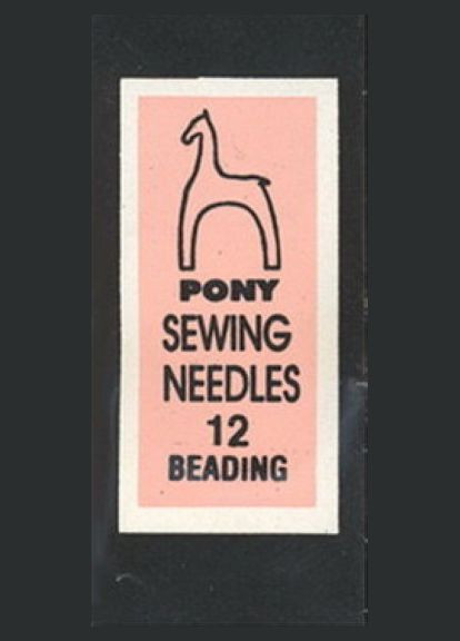 Голки Pony Для вишивання бісером номер 12 Розмір 50 мм Сталистий Finding (316917988)