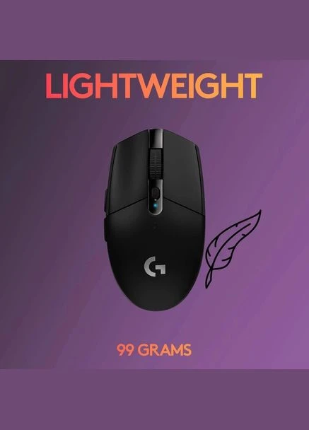 Миша бездротова G304 Wireless чорна Logitech (293346086)
