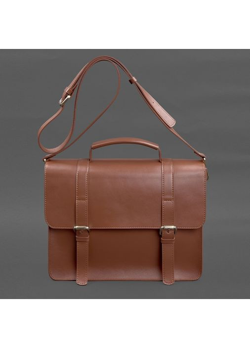 Кожаная сумка-портфель Porte светло-коричневый BlankNote (348359135)