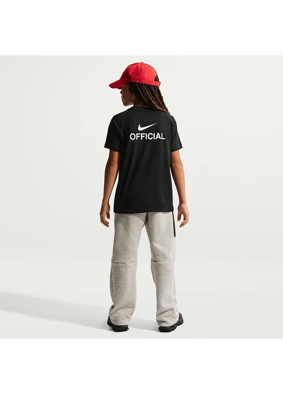 Футболка Sportswear Older Kids T- Shirt Black II0392-010 Nike (397989729)