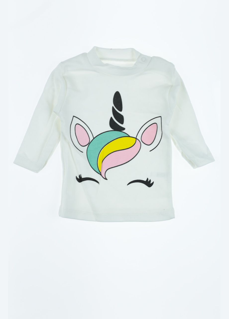 Красный демисезонный водолазка с полукомбинезоном для девочки интерлок "horse" красный 62 см (41449) Murat baby