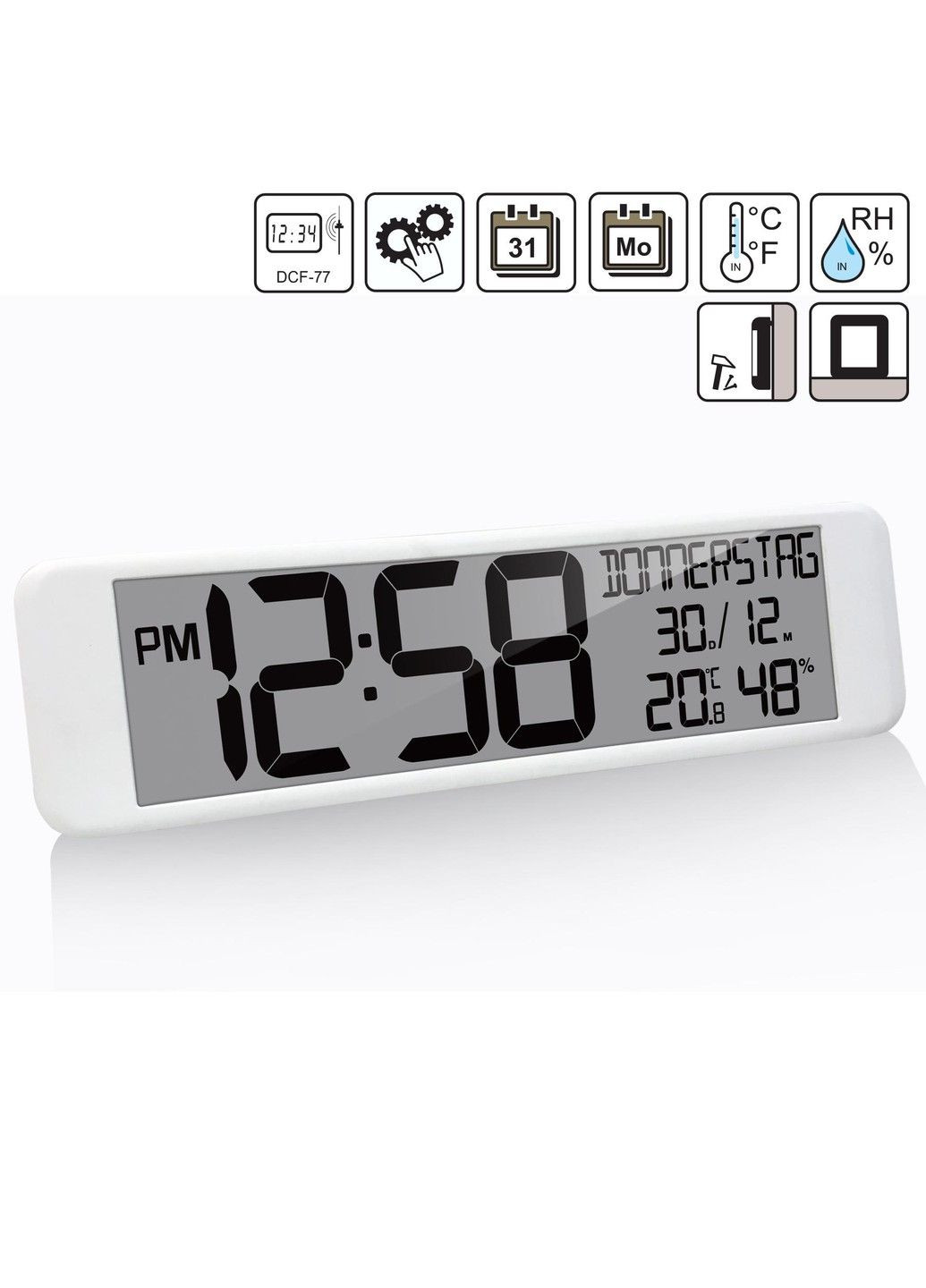 Часы настенные WS8120 White (WS8120) Technoline (301221481)