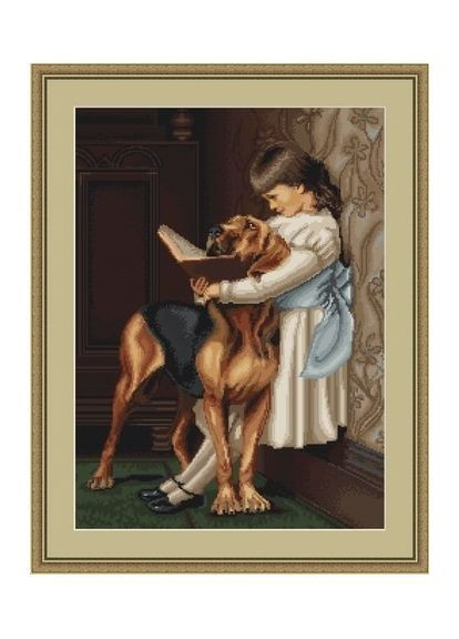 B429 Час виховання. хрестиком Українська вишиванка Набір для вишивки (365823075)