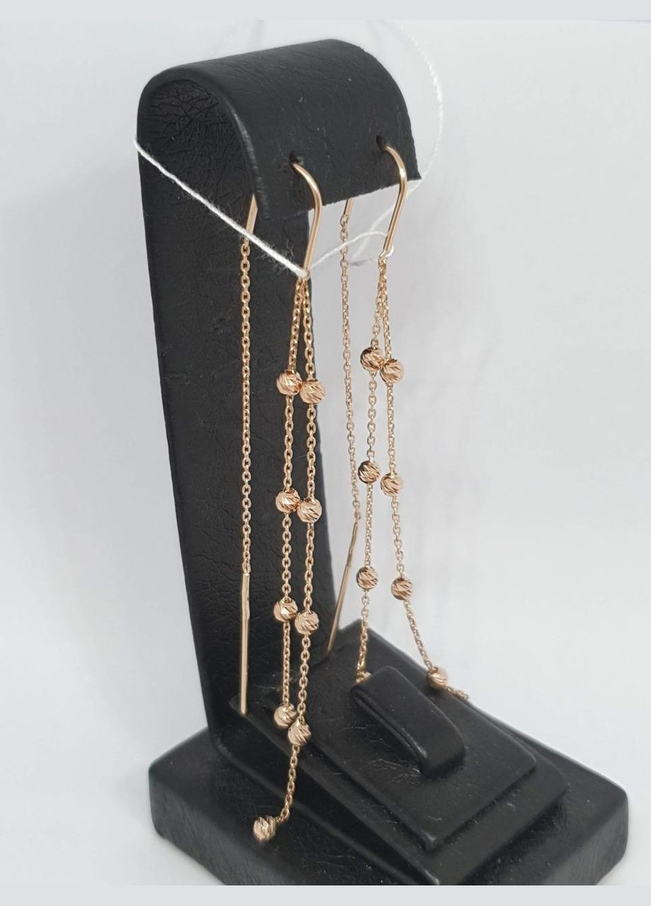 Золотые серьги-протяжки. 580109 Tango (313592990)