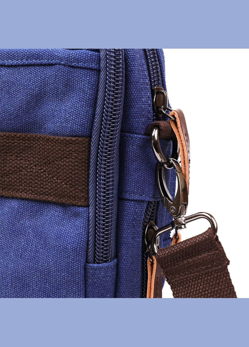 Сумка мужская через плечо для ноутбука 20184 Cиняя Vintage (302008205)