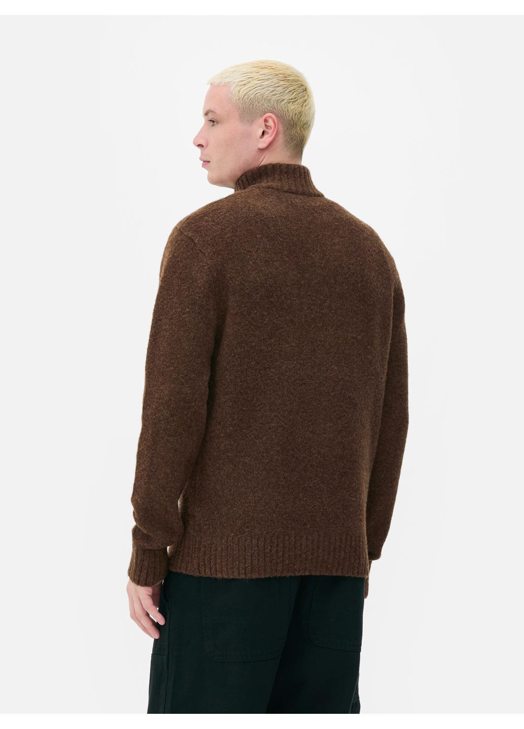 Коричневый свитер зима,коричневый, Primark