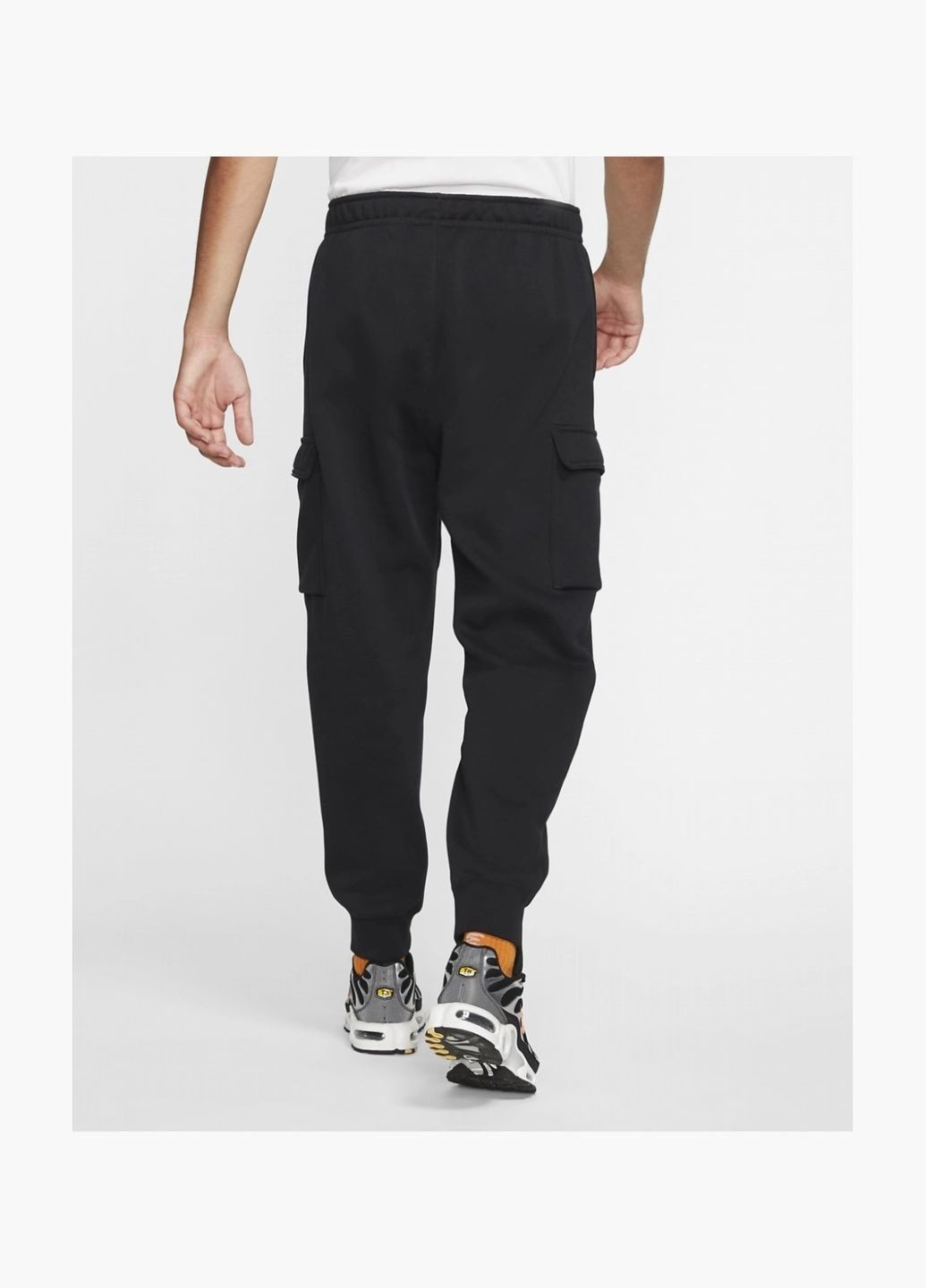 Черные демисезонные брюки Nike