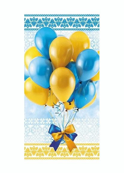 Конверт для грошей патріотичний без тексту кульки(Т-1038у) No Brand (302313558)