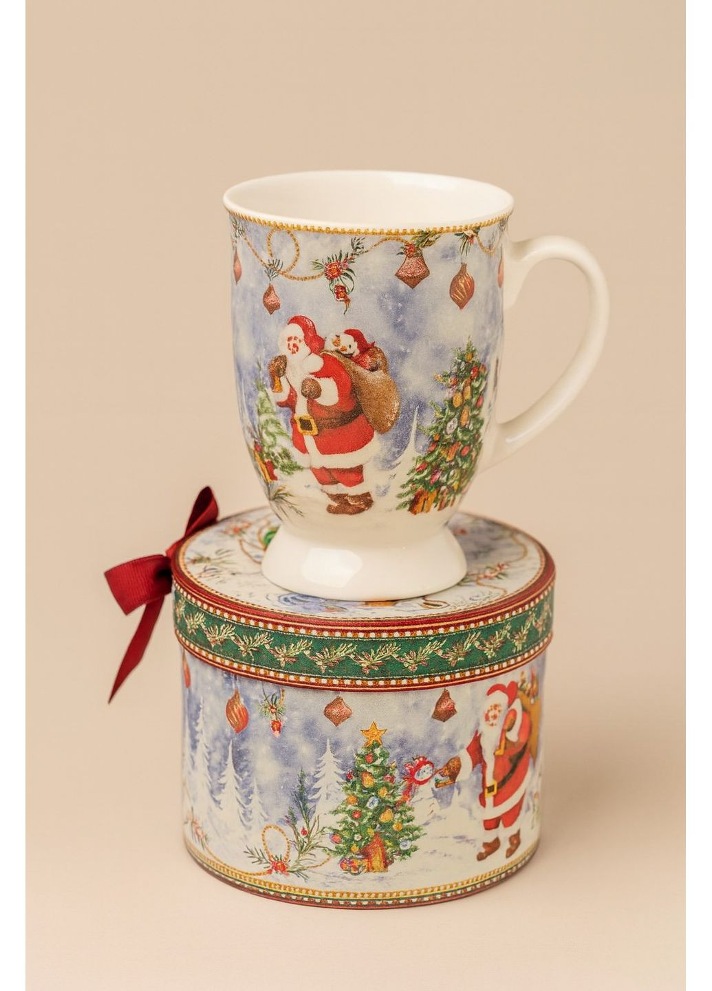 Чашка новорічна "Santa" 300мл Home (353306881)