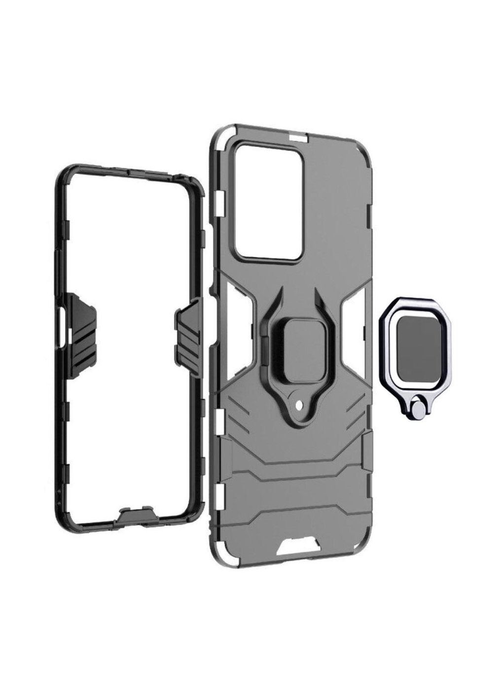 Чехол бампер Ring Armor для Xiaomi Redmi Note 12 Pro Black Primolux (268139252)