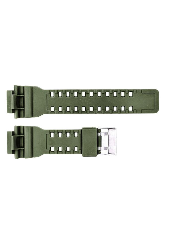 Ремінець для годинника Skmei Army Green каучуковий зелений для чоловіків жінок унісекс з пряжкою ProDobro (367264537)