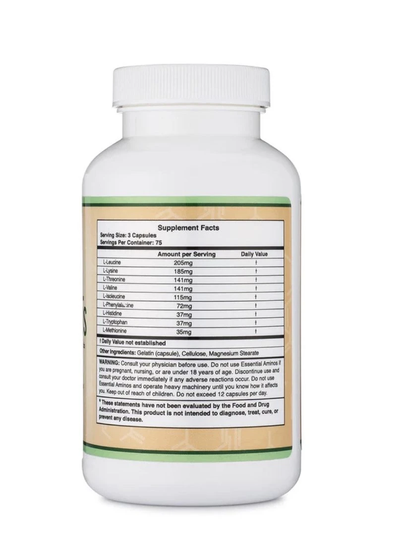 Essential Amino Acid Supplement Supplements / Незамінні амінокислоти, 225 кап Double Wood Supplements (400547046)