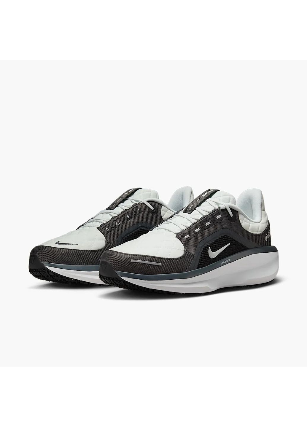 Белые кроссовки мужские winflo 11 gore-tex white/black Nike