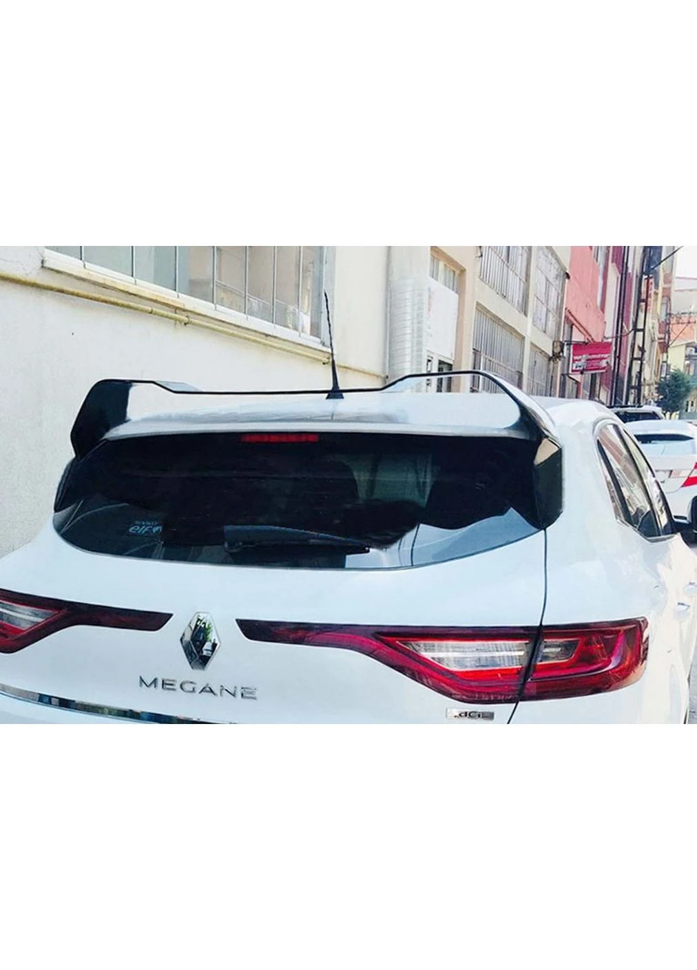 Спойлер DPT (HB, чорний глянець) для IV 2016-2025 рр Renault Megane (389786680)