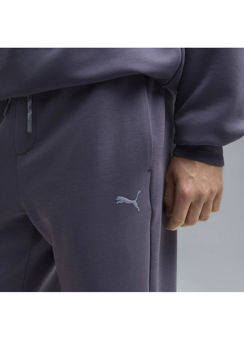 Серые спортивные демисезонные брюки Puma