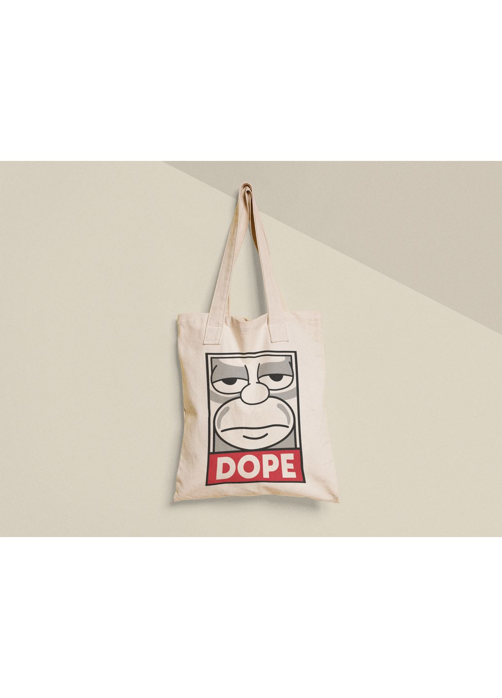 Эко сумка шоппер с принтом Homer Simpson DOPE Гомер Симпсон Допинг No Brand (369154743)