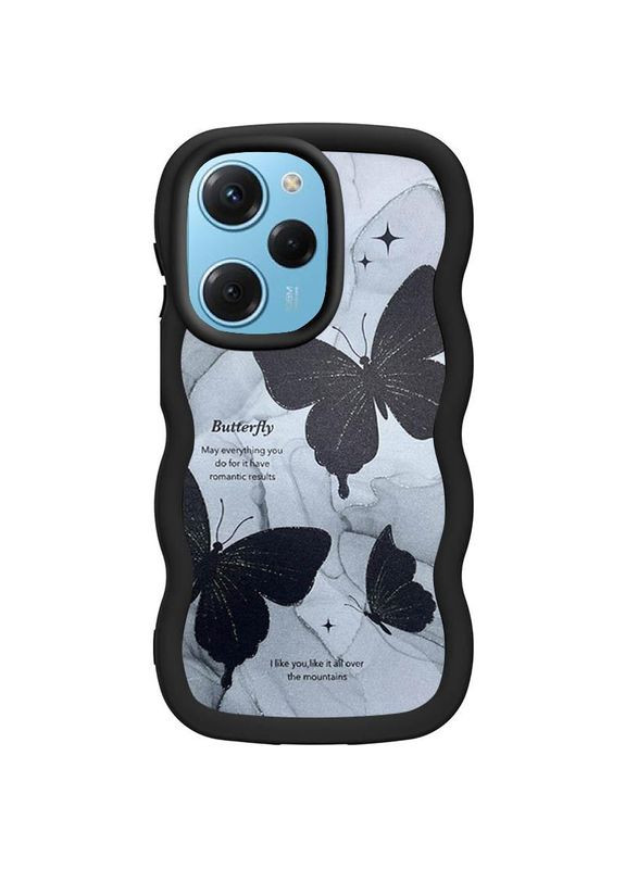 Чехол TPU Cloudy Pictures для Xiaomi Poco X5 Pro 5G / Note 12 Pro 5G Butterflies No Brand (336890039)