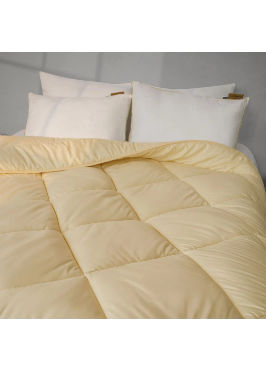 Ковдра евкаліптова Eco Light Creamy №1653 Eucalyptus мікросатин (супер тепла) 155*215 Mirson (398953547)