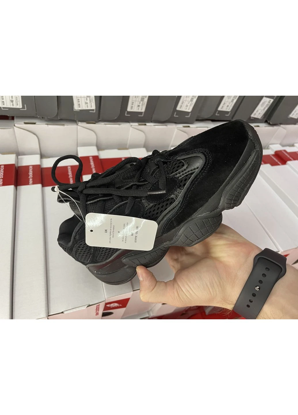Чорні літні кросівки adidas yeezy boost 500 full black адідас ізі буст No Brand