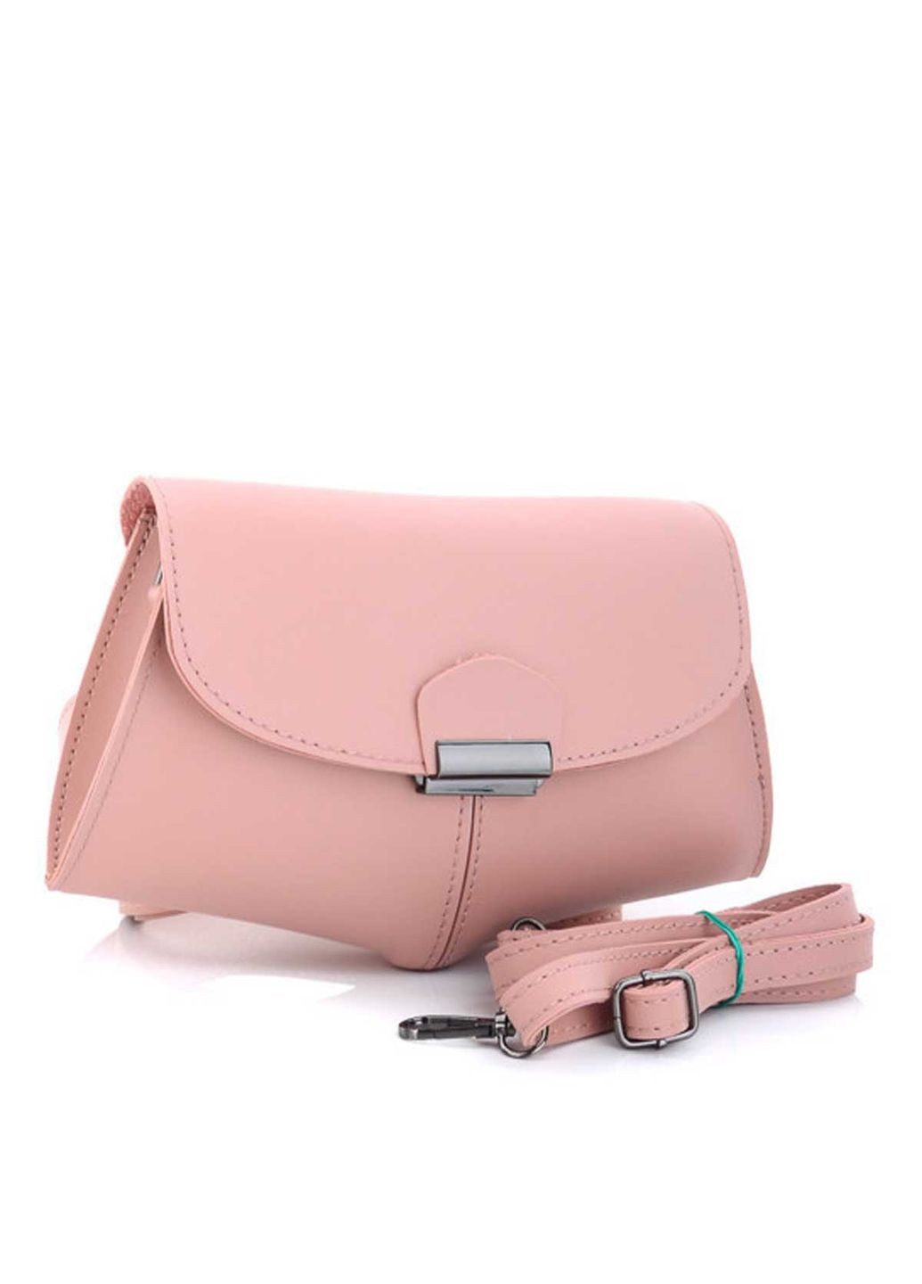 Сумка на пояс клатч Demi жіноча екошкіра персикова молодіжна для дрібниць із замком 1 відділення ProDobro (367265257)