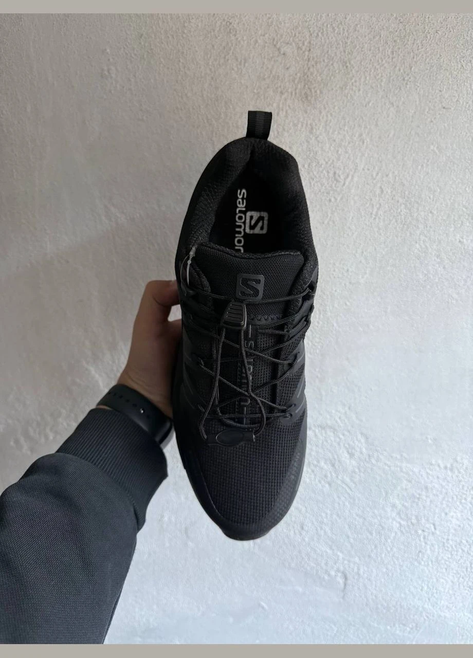 Черные зимние зимние мужские кроссовки salomon sensi fit winter gore-tex black termo | саломон сэнси фит черные термо No Brand
