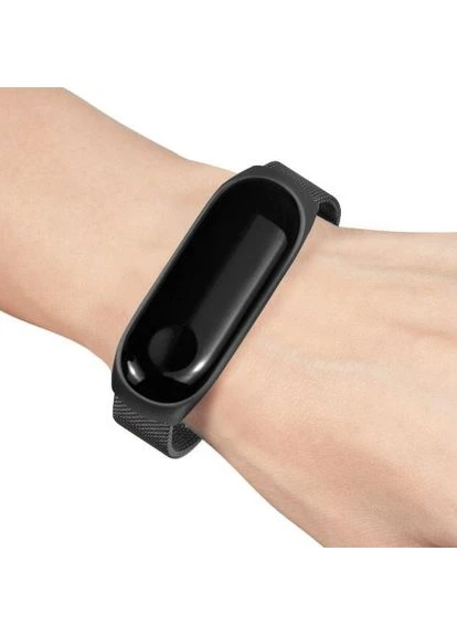 Металлический ремешок Style для фитнес-браслета Xiaomi Mi Band 3 - Black Primo (262296196)
