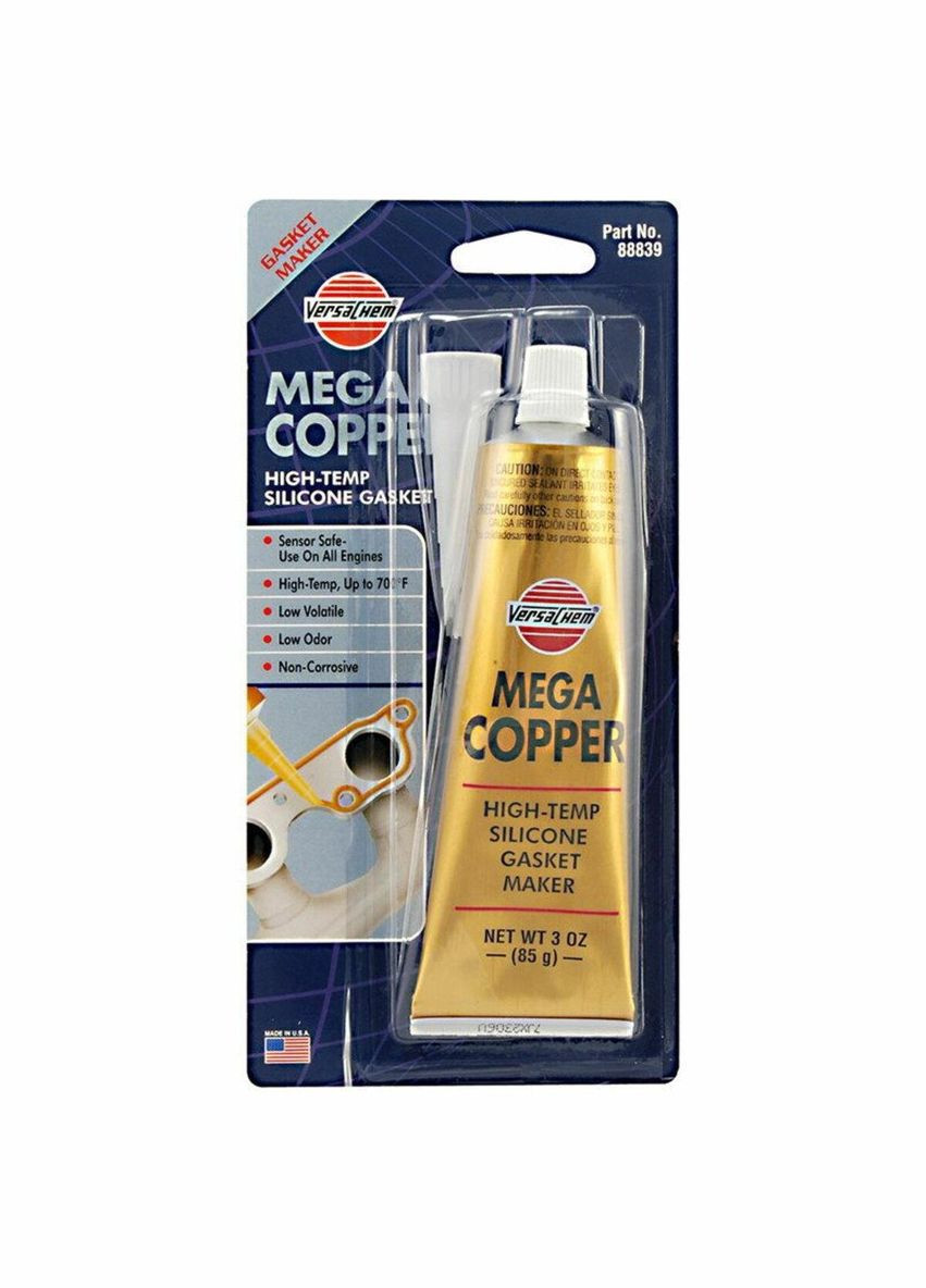 Герметик високотемпературний Mega Copper Silicone 85 грам VersaChem (294754448)