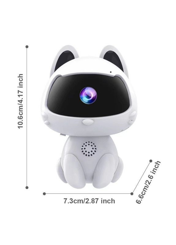 Видеоняня поворотная беспроводная IP-камера Котик 2MP Smart, Wi-Fi Mommy Bag (370872614)