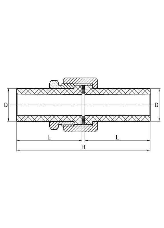Разборное резьбовое соединение K0280.PRO 25 PPR (KP2924) KOER (315442388)