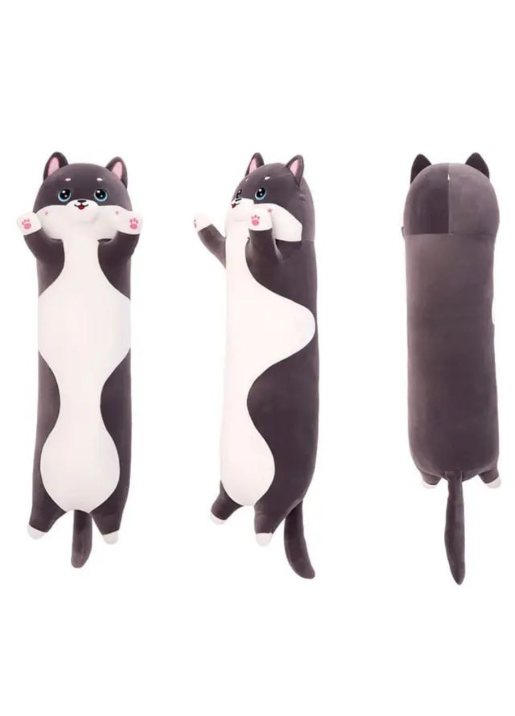 М'який кіт батон для обіймів 130 см велика іграшка-подушка My Kigu (370602302)